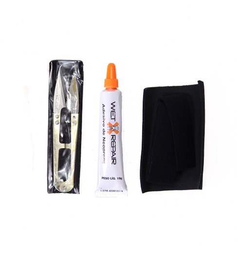Kit Reparador Wet Repair para Roupas de Borracha
