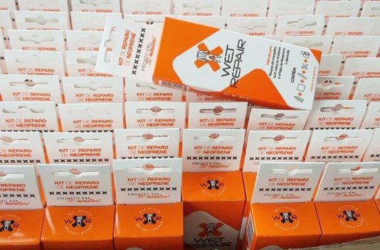 Kit Reparador Wet Repair para Roupas de Borracha