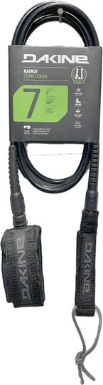 Leash Dakine Kainui Team 6' e 7" 1/4 6,5mm para Prancha de Surf - Iron Black