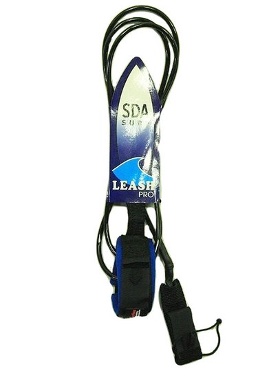 Leash Simples SDA Regular 8 Pés - Preto/Azul