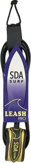 Leash Surf GOLD 7 Pés 2 Distorcedores Regular - Amarelo/Preto