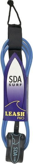 Leash Surf GOLD 8 Pés 2 Distorcedores Regular - Azul/Preto