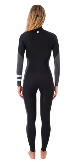 Long John Feminino Hurley 3/2MM Fullsuit - Preto
