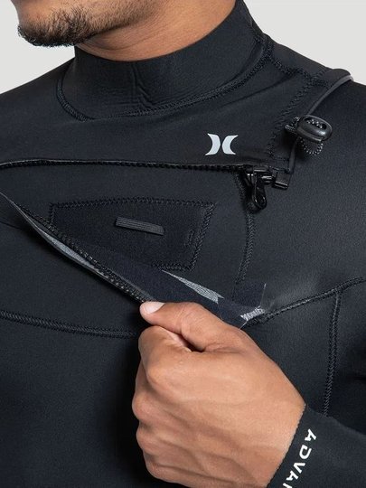 Long John Hurley M Advant 32/MM Fullsuit - Preto