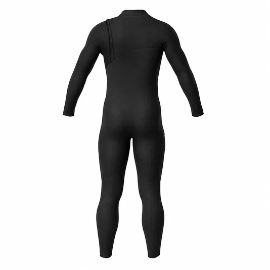Long John Mormaii Kombat 3/2 mm Chest Zip Vedado 4x mais flexível - Preto