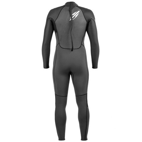 Long John Mormaii M/L Backzip 3.2mm Extra Line Surf - Cinza/Preto