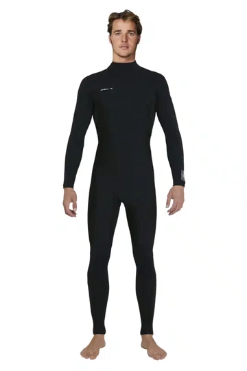 Long John O'Neill Defender Backzip 3/2 mm BZ Full - Black/Black