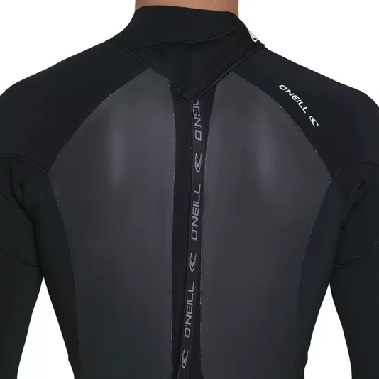 Long John O'Neill Defender Backzip 3/2 mm BZ Full - Black/Black