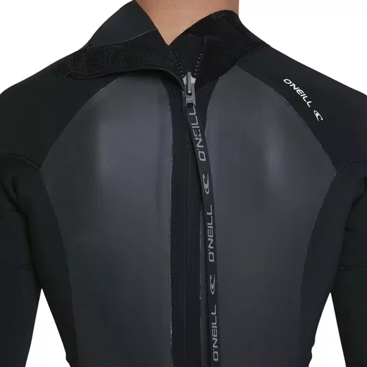 Long John O'Neill Defender Backzip 3/2 mm BZ Full - Black/Black