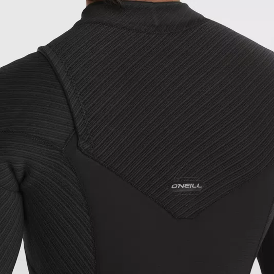 Long John O'Neill Hyperfreak Chest Zip 4/3 mm CZ Full - Black/Black