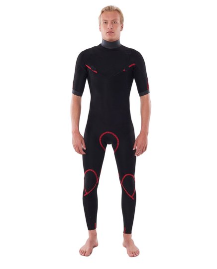 Long John Rip Curl Dawn Patrol 2/2 Chest Zip GB - Black