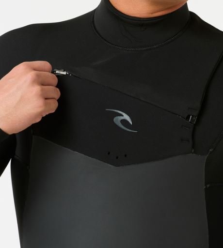 Long John Rip Curl Dawn Patrol C/Zip 43GB - ST Black