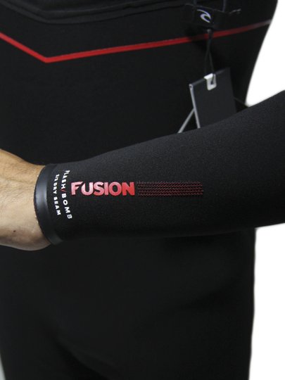 Long John Rip Curl FlashBomb Fusion 32GB ZF - Black/Red