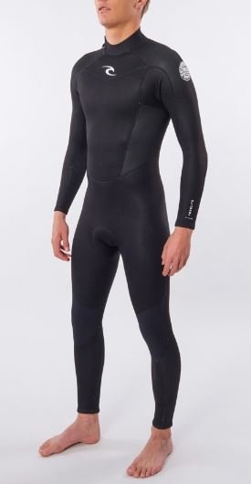 Long John Rip Curl Mens Freelite 32 Back Zip - Black 