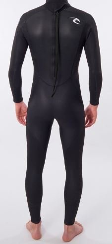 Long John Rip Curl Mens Freelite 32 Back Zip - Black 