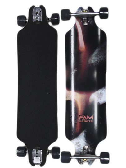 Longboard Fam Duna - Vermelho/Preto