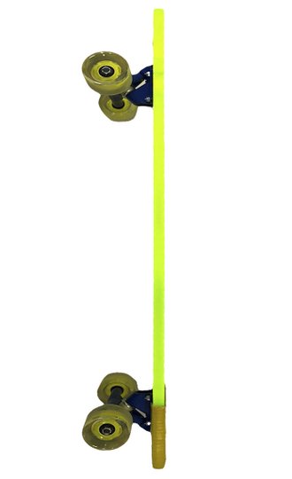 Longboards Smokate Usa/Bra 8x39 Polegadas - Verde Limão Transparente