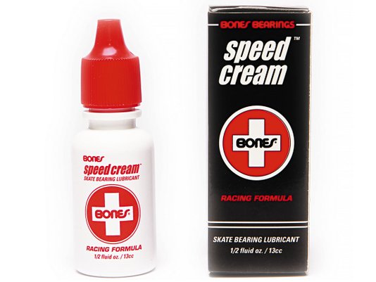 Lubrificante Bones Speed Cream - Branco/Vermelho 