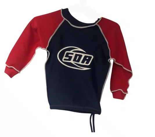 Lycra Infantil SDA Logo - Marinho/Vermelho