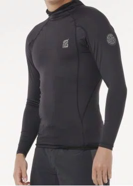 Lycra Masculina RC Search Manga Longa Estampada - Preto