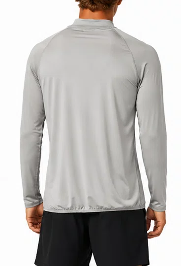 Lycra Masculina Rusty Para Surf Manga Longa - Cinza