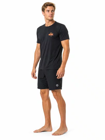 Lycra Quiksilver Surf G Land - Preto