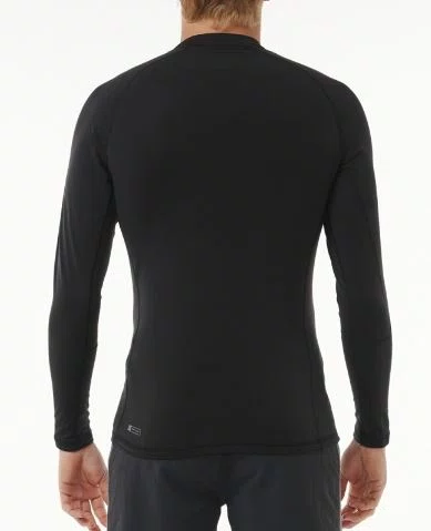 Lycra Rip Curl Icons Brushed Manga Longa - Preto