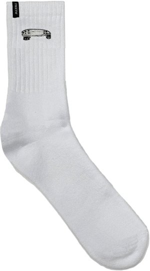 Meia Altai Skate Giovanni Viana - Branco
