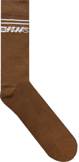 Meia Baw unissex Basic Digital Essentials 100% Algodão Caramelo - Caramel