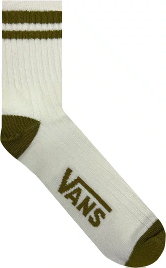 Meia Feminina Vans Bergman Low - Branco/Verde