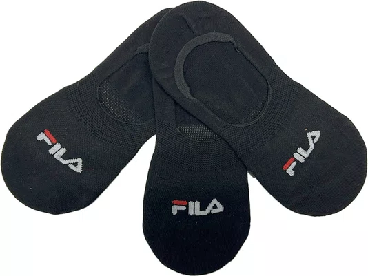 Meia Fila Cano Invisível Kit/3 Pares Feminino 34-38 Sapatilha - Preto