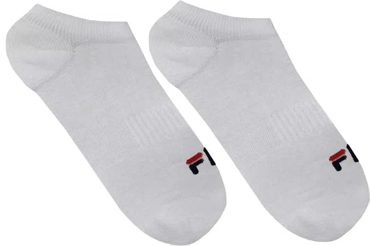 Meia Fila Cano Invisível Kit/3 Pares Mistas 39-43 Masculino - Preto/Mescla/Branco