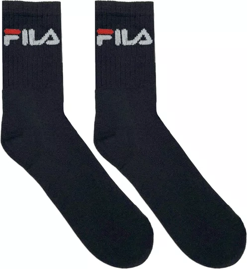 Meia Fila Cano Medio Kit/3 Pares 39-43 Masculino - Preto