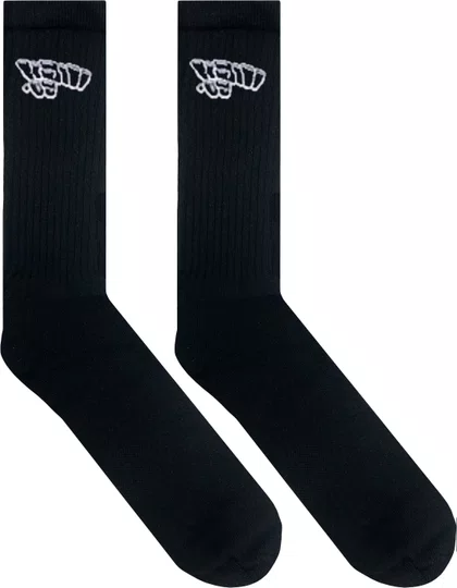 Meia High Graff Cano Longo - Preto