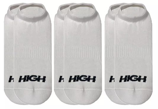 Meia High Sport Logo - Branco