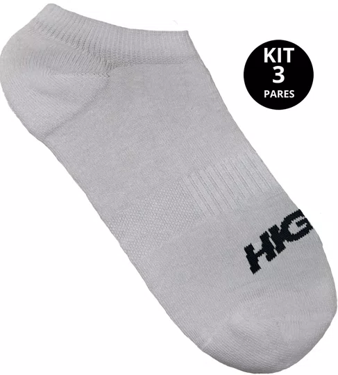 Meia High Sport Logo - Branco