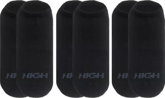 Meia High Sport Logo - Preto