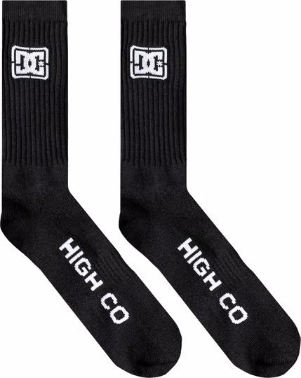 Meia High X Dc - Preto