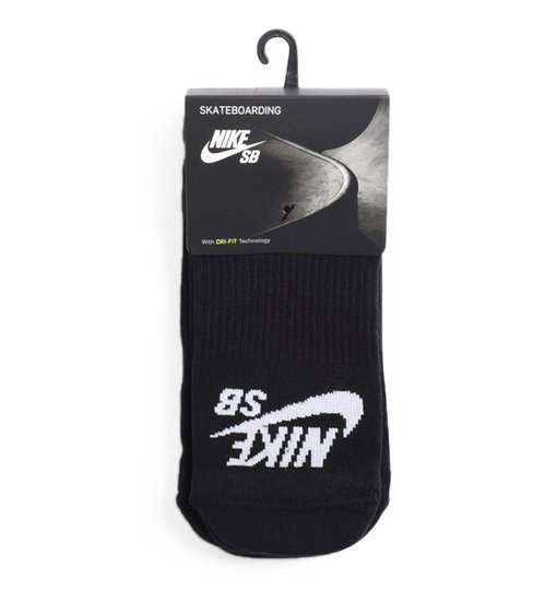 Meia Nike SB Show Sock Kit 3 Pares de Meia - Preto