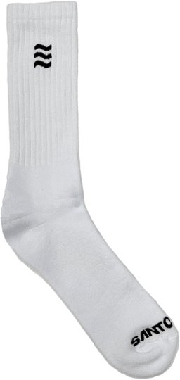 Meia Santo Swell Classica de Algodão Costuras Reforçadas - Branco