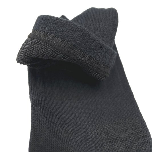 Meia Santo Swell Classica de Algodão Costuras Reforçadas - Preto