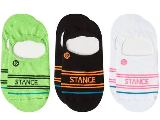 Meia Stance 3 Pack Show - Multicores