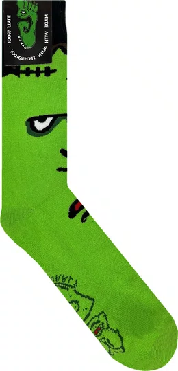 Meia Unissex Gnarly Cano Longo Algodão