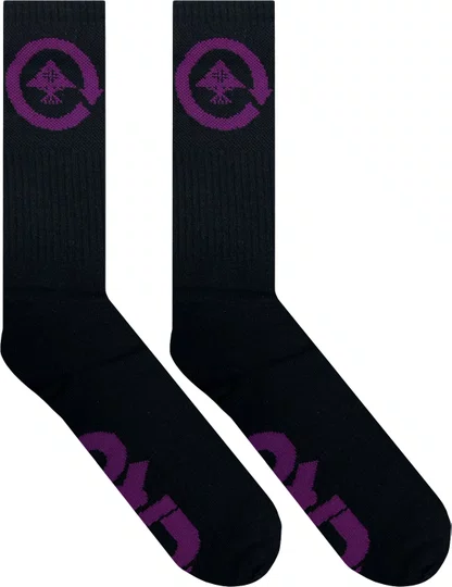 Meia Unissex LRG Shuttle Cano Longo - Preto