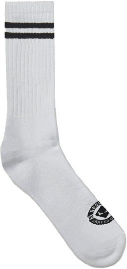 Meia Unissex Session SkateBoard Listra C/Alto - Branco