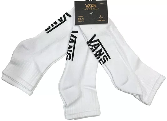 Meia Unissex Vans Classic Ankle Kit/3 - Branco