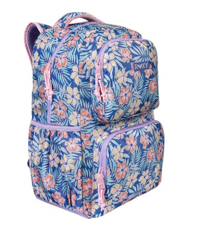 Mochila Roxy Lirius - Azul/Rosa