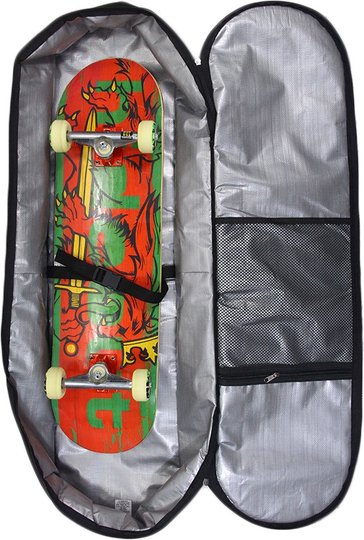 Mochila Session Porta Skate Térmica - Preto