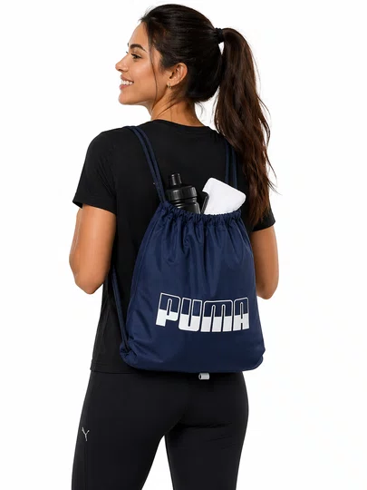 Mochila Tipo Saco Puma Phase Gym Sack Puma - Marinho