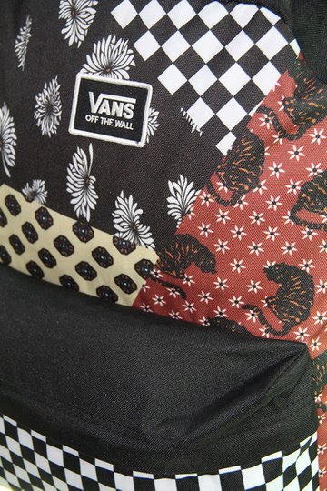 Mochila Vans Flower - Black/Checker